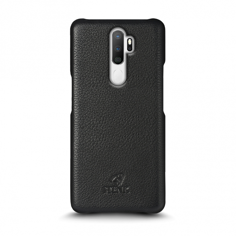 

Кожаная накладка Stenk Cover для OPPO A5 (2020) Чёрная