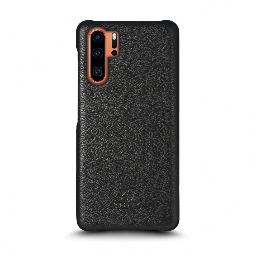 

Кожаная накладка Stenk Cover для HuaWei P30 Pro Чёрная