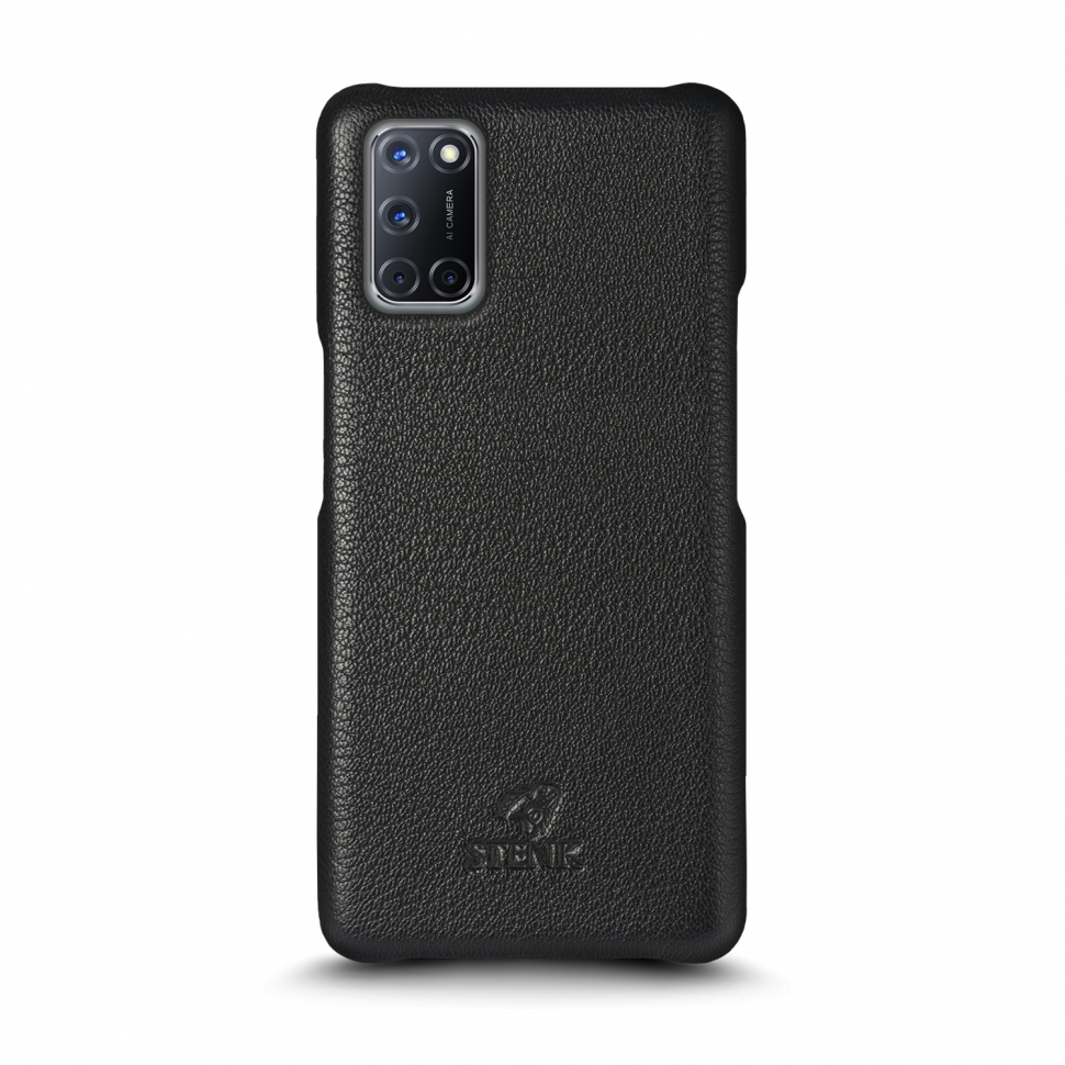 

Кожаная накладка Stenk Cover для OPPO A52 Чёрная