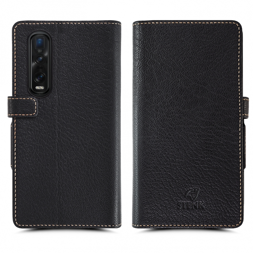 

Чехол книжка Stenk Wallet для OPPO Find X2 Pro Черный