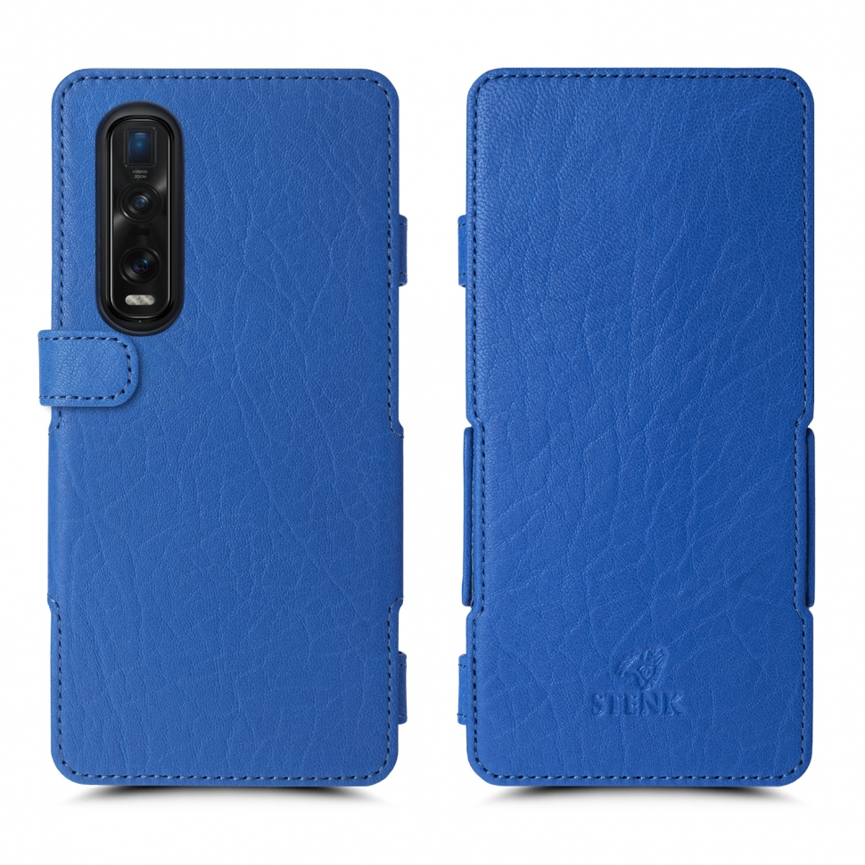 

Чехол книжка Stenk Prime для OPPO Find X2 Pro Ярко-синий