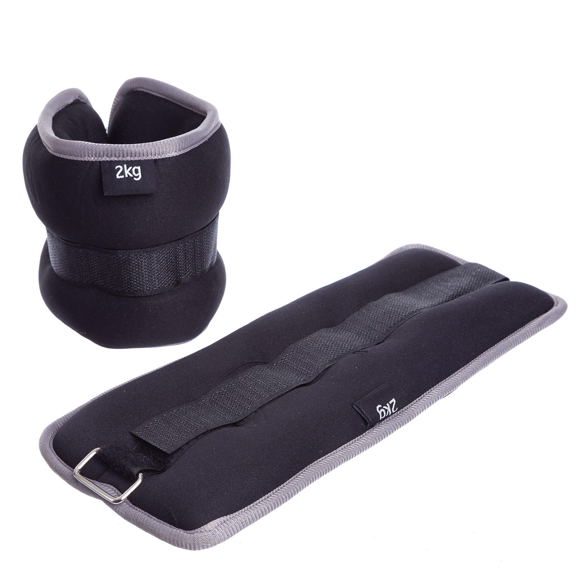 

Утяжелители для ног и рук U-Power 2 х 2 кг (Black Gray)
