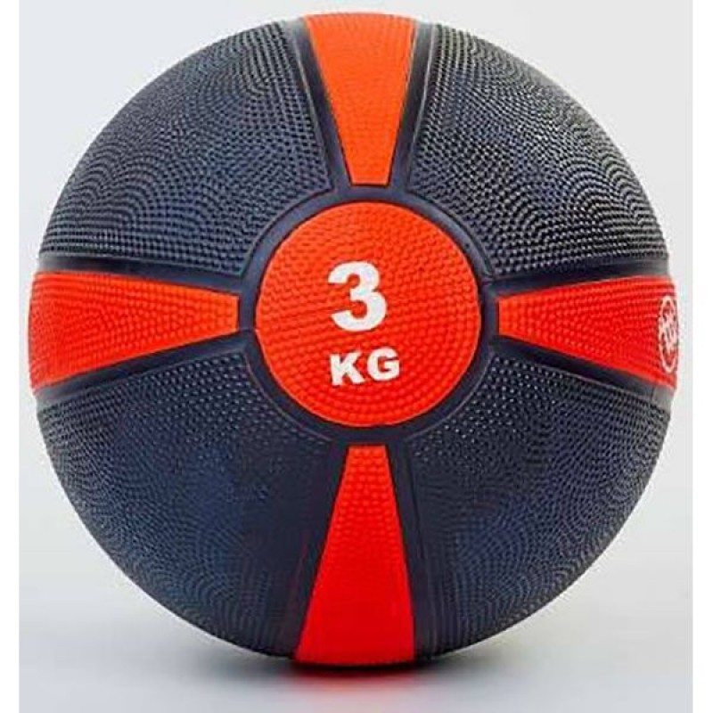 

Медбол FitGo (резина 3 кг), код: FI-5122-3