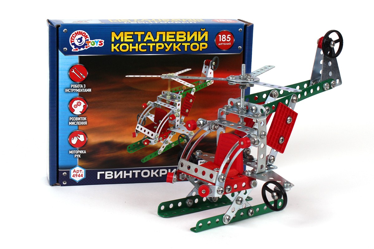

Конструктор металический Технок "Вертолет" (4944)