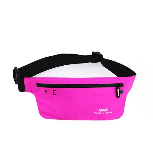 

Спортивный пояс-сумка для телефона Remax Waist Bag YD-03 Pink