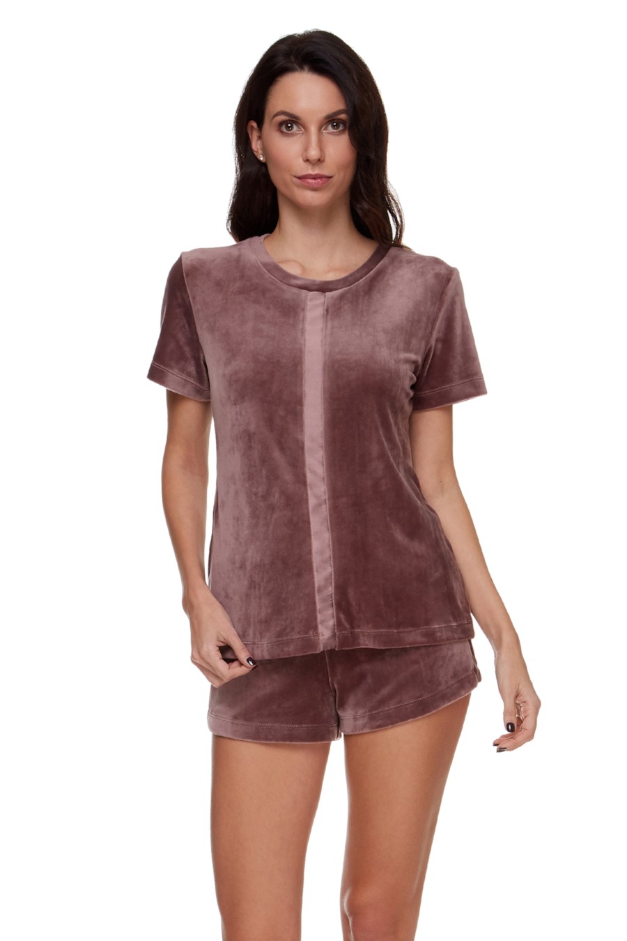 

Комплект: блуза и шорты Anabel Arto 46(L) кофейный