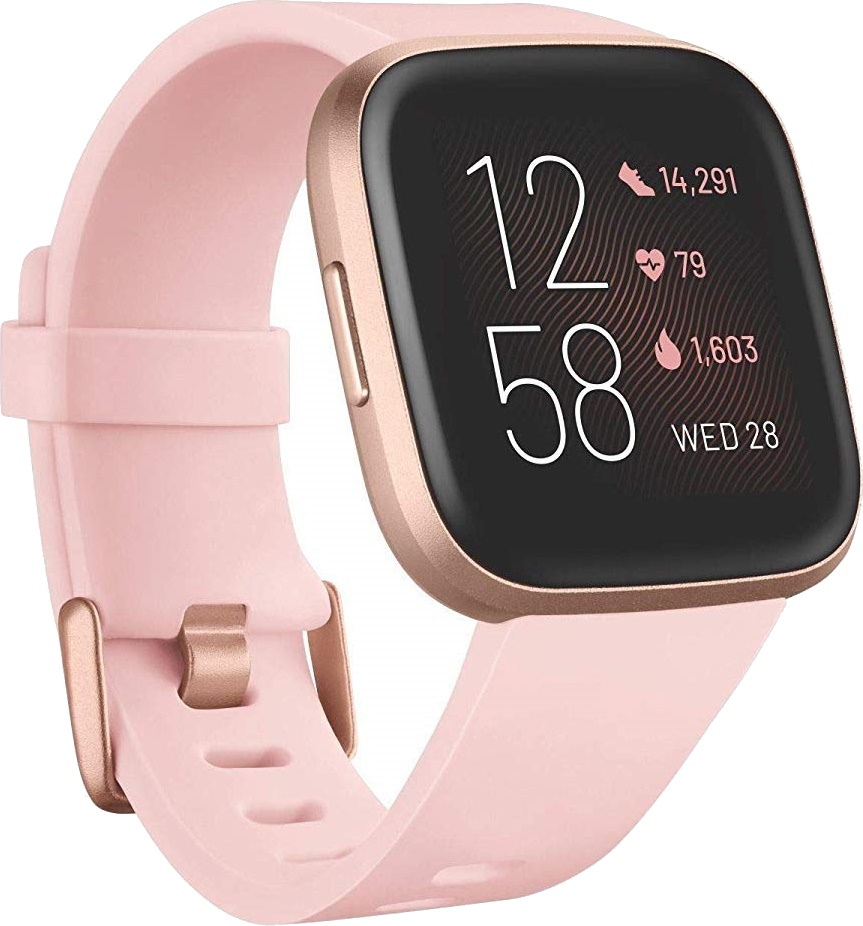 Смарт часы Fitbit Versa 2 Smartwatch Small/Large Petal/Copper Rose ...