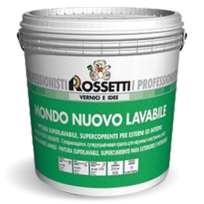 

Фасадная акриловая краска на водной основе ROSSETTI J-COLORS (Италия) MONDO NUOVO LAVABILE 15 л