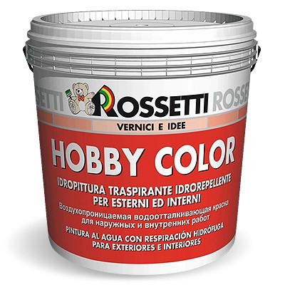 

Фасадная акриловая краска на водной основе ROSSETTI J-COLORS (Италия) HOBBY COLOR 10 л