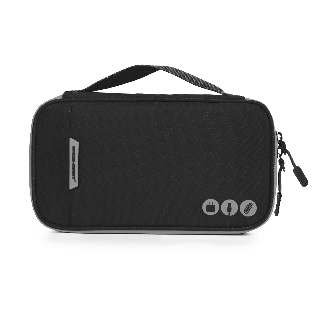 

Органайзер для электроники Bagsmart черный с серым