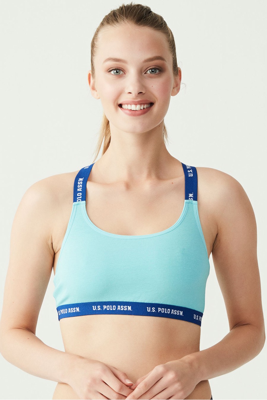 

Топ с мягкой чашкой U.S. Polo ASSN 70B Мята