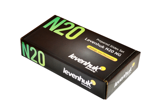 

Набор микропрепаратов Levenhuk N20 NG, Levenhuk, 29277
