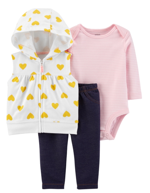 

Комплект тройка для девочки 5900 Carters 18 мес Розовый 43815