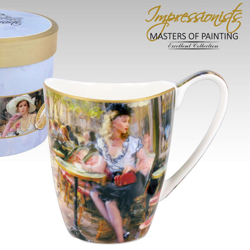 

Фарфоровая кружка Виктория в кафе Carmani T-SS32156