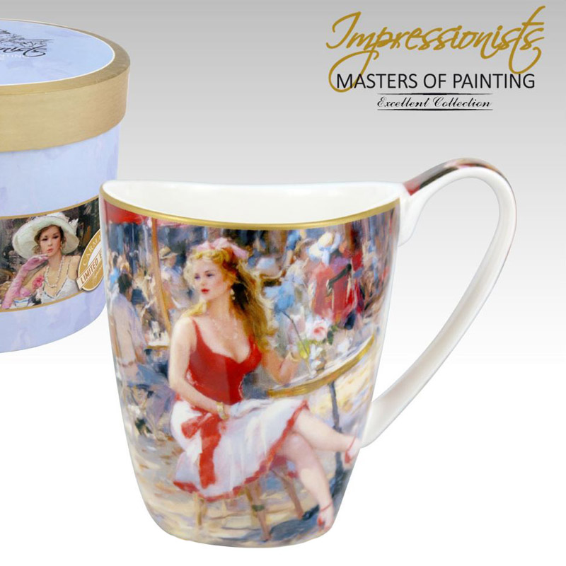 

Фарфоровая кружка Виолетта в кафе Carmani T-SS32157