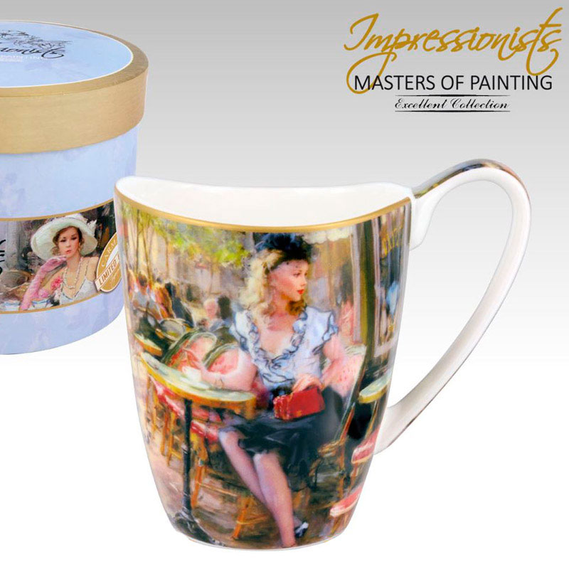 

Фарфоровая кружка София в кафе Carmani T-SS32158