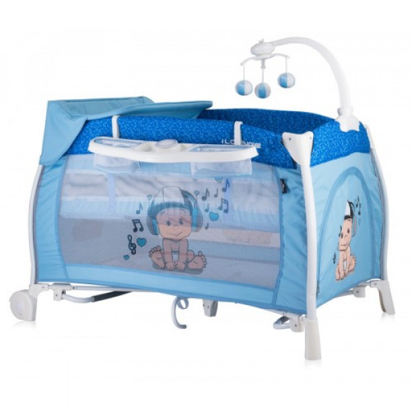 

Манеж I`LOUNGE 2L ROCKER blue music boy Bertoni/Lorelli BMK76437