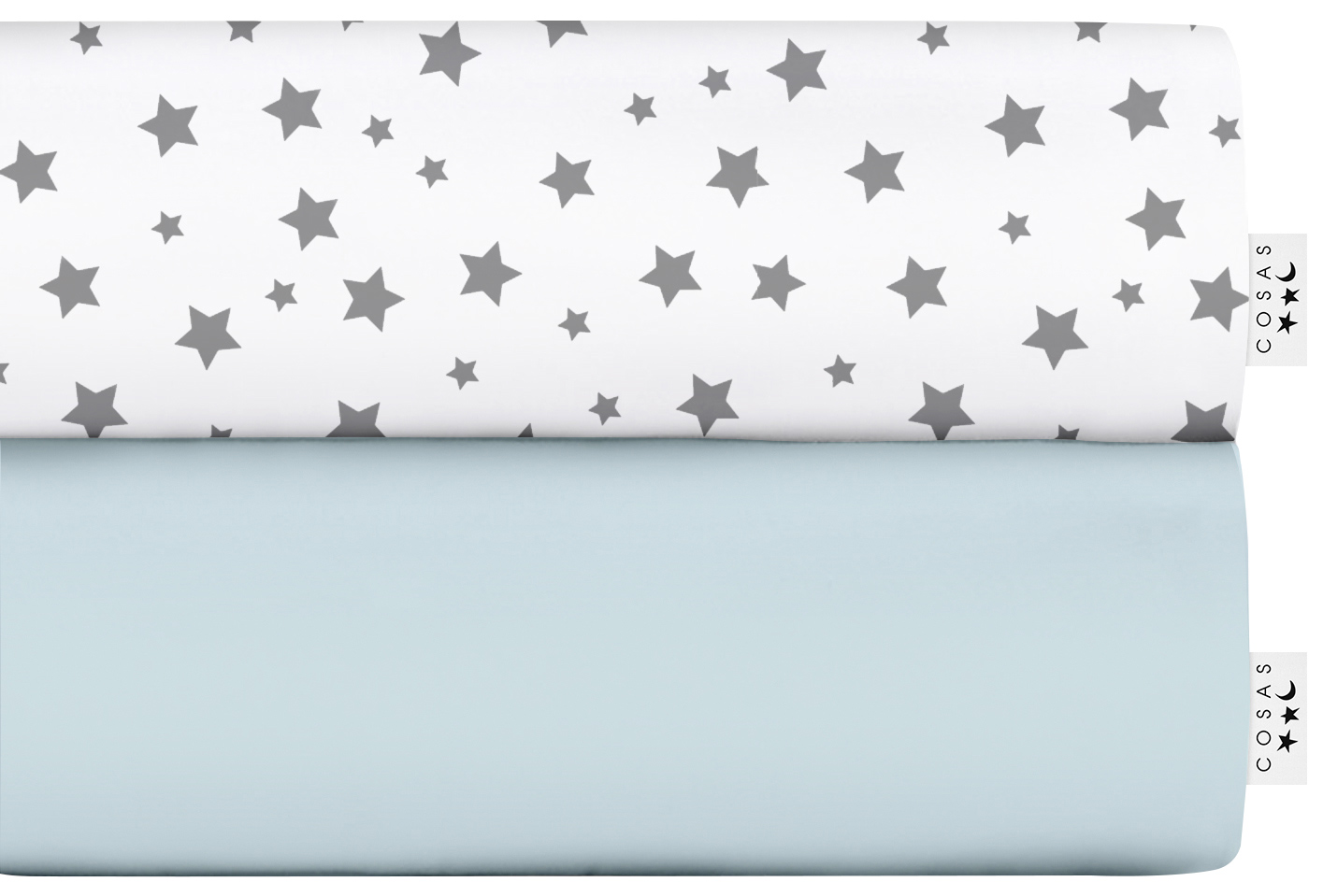 

Набор простыней Cosas Set Sheet Light Blue Star Grey 155х240 2 шт