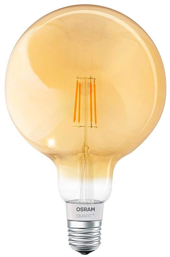 

Лампа светодиодная OSRAM SMART LED Е27 5.5W 2700K 220V G125 FILAMENT GOLD Bluetooth