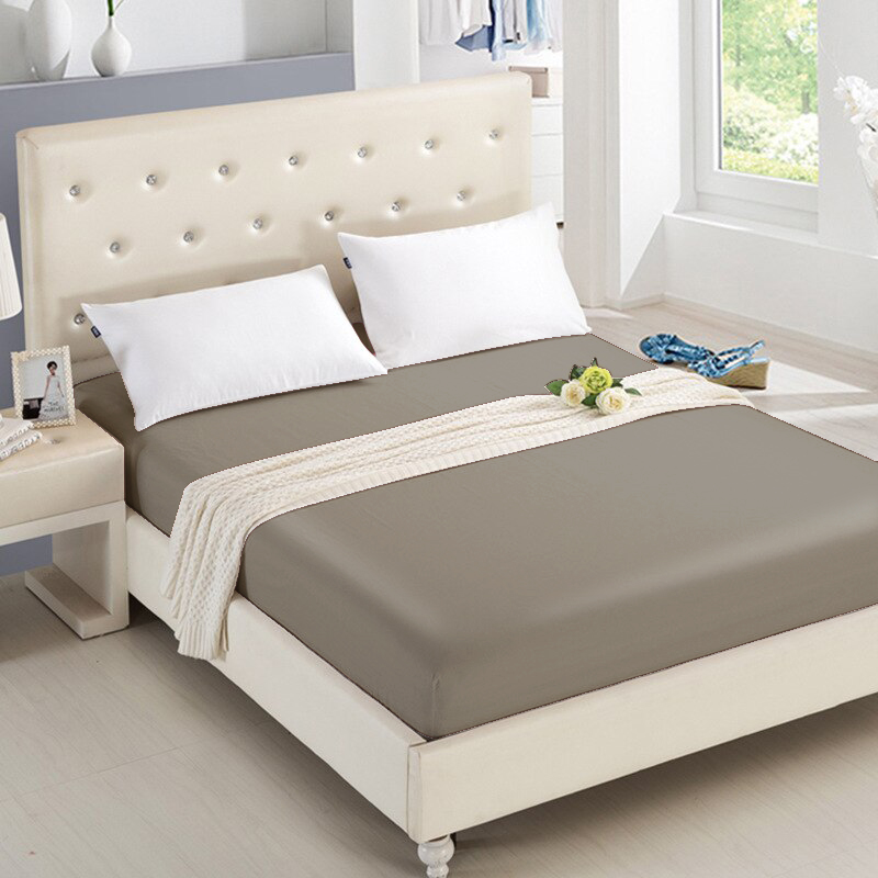 

Простыня на резинке Time Textile Elite Oyster сатин 160х200х20 см Бежевый TT168175-pr-160
