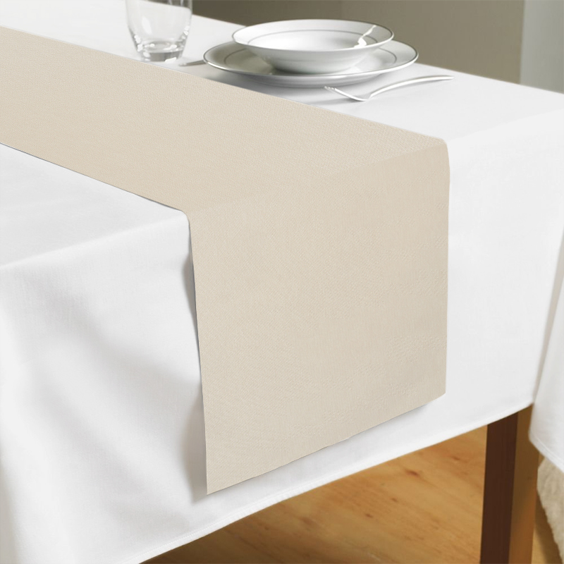 

Дорожка на стол (раннер) Time Textile Kanzas Ivory Молочный TT129348-r 40x280