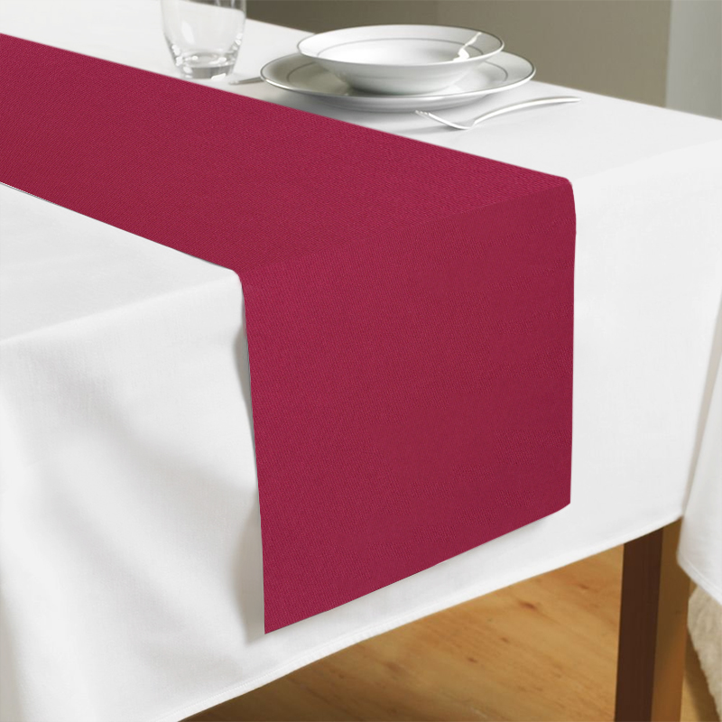

Дорожка на стол (раннер) Time Textile Kanzas Wine Бордовый TT129325-r 40x280