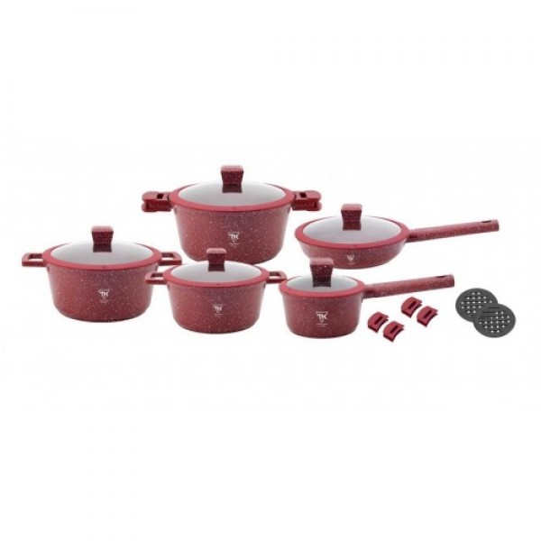 

Набор кухонной посуды Top Kitchen TK00019 бордо