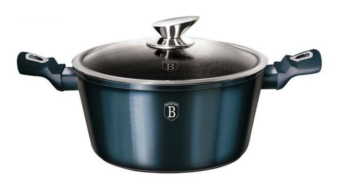 

Кастрюля с мраморной крошкой Aquamarine Edition на 2.5л Berlinger Haus DP73433