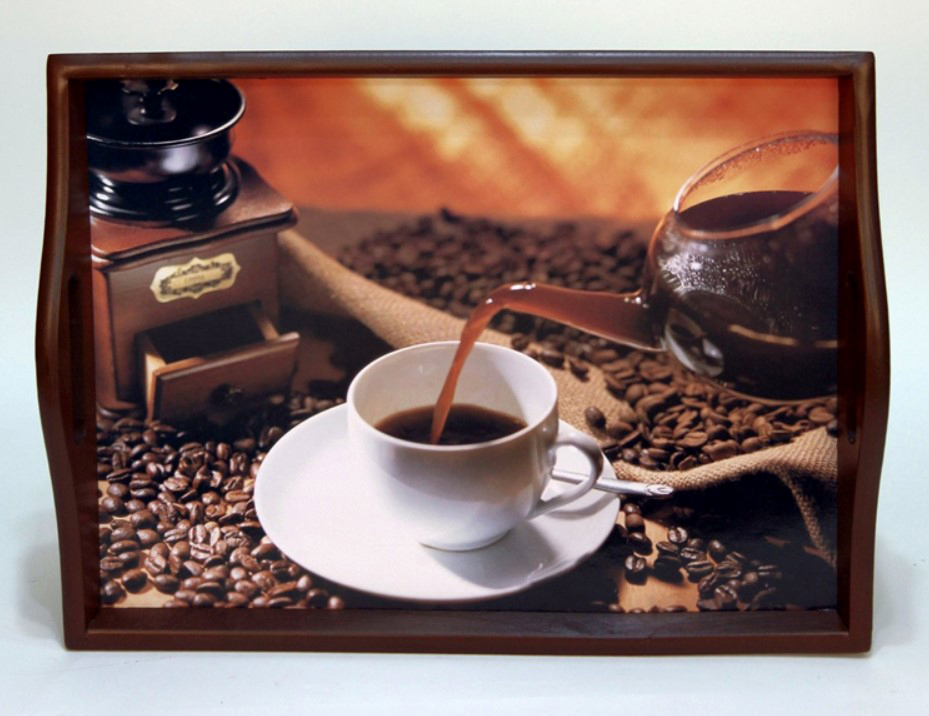 

Кухонный поднос на подушке «Coffee 7» Lora SK16811