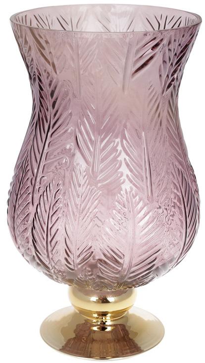 

Ваза Ancient Glass Розалин 19х20х35см, фиолетовое стекло Bona DP67889