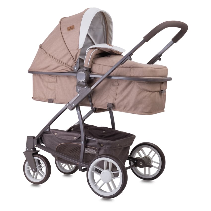 

Коляска-трансформер S-500 SET с автокреслом beige/yellow happy family Bertoni/Lorelli BMK76226