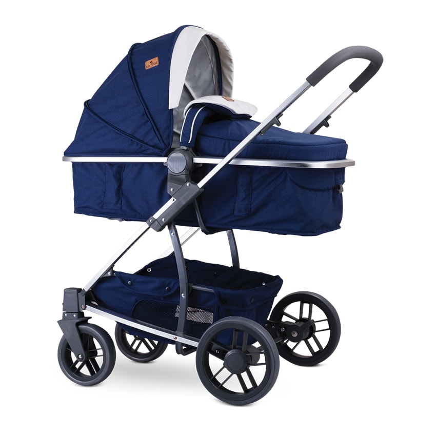 

Коляска-трансформер S-500 SET с автокреслом dark blue flowers Bertoni/Lorelli BMK75747