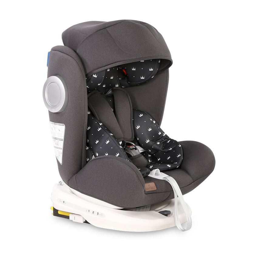 

Автокресло LUSSO SPS ISOFIX 0-36кг black crowns Bertoni/Lorelli BMK76428