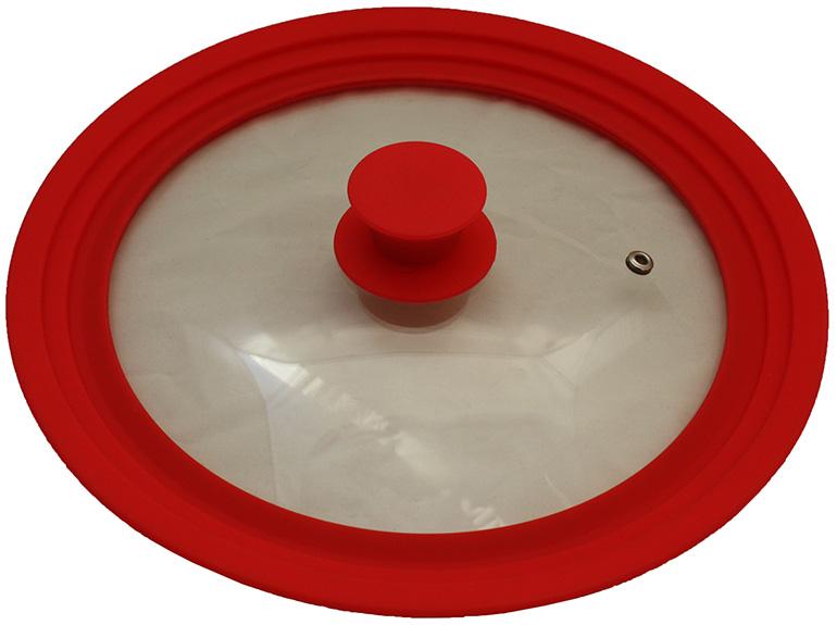 

Крышка Spain Red 24/26 / 28см стеклянная с силиконовым ободком Vitrinor DP38705