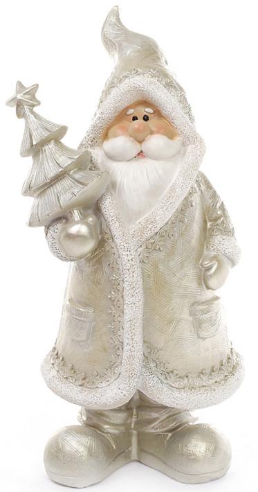 

Статуэтка Santa Клаус в серебряном с елкой 22.5 см Bona DP42640
