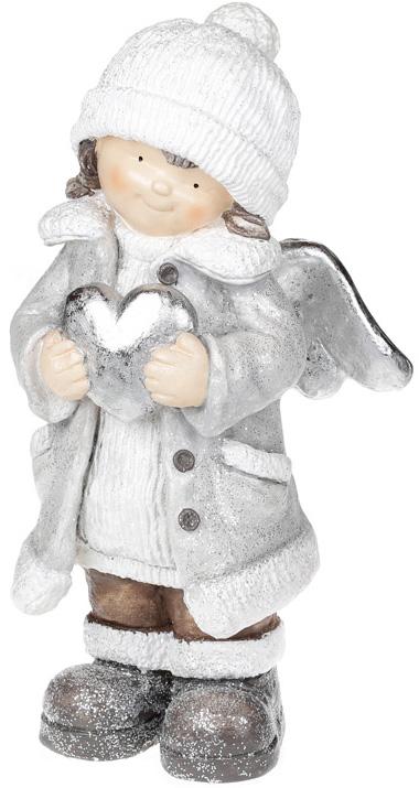 

Фигура Angel с серебристым сердцем 46.5 см Bona DP42319