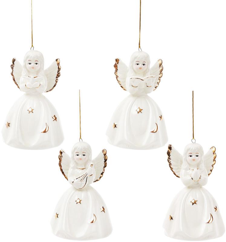 

Подвесной фарфоровая статуэтка Angel 11 см, колокольчик Bona DP42581