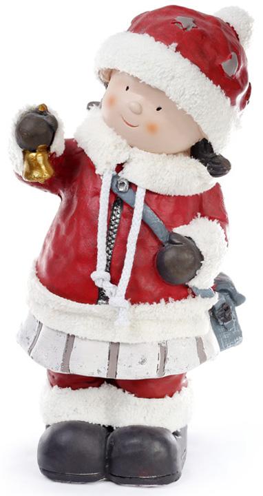 

Новогодняя ceramic фигура Девочка с колокольчиком 46 см Bona DP42672