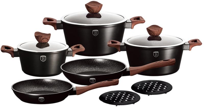 

Набор кухонной посуды Ebony Rosewood 10 предметов Berlinger Haus DP36479