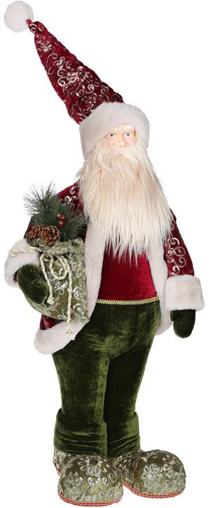 

Фигура декоративная Новогодний Гость Santa 46х36х88 см Bona DP43207