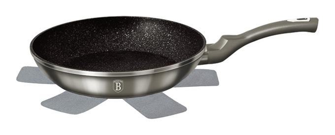 

Сковородка Carbon диаметр 28см, мраморное антипригарное покрытие Berlinger Haus DP36200