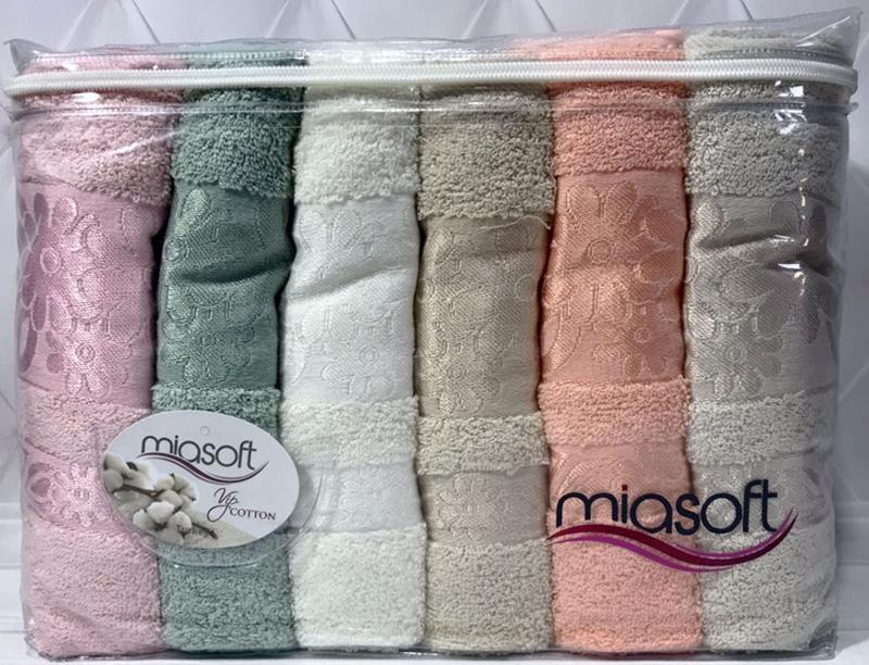 

Комплект 6 полотенец Miasoft Papatya 70х140 см (банные), хлопок Pupilla DP43576