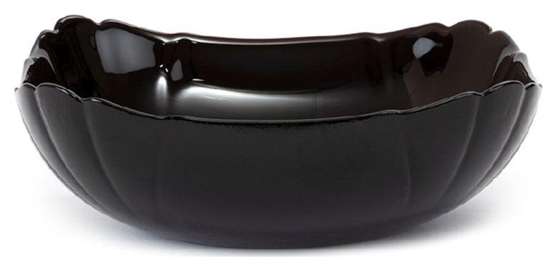 

Набор 6 квадратных салатников Lotusia Black диаметр 15см, эмаль Luminarc DP40784