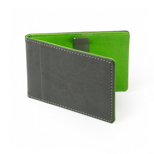 

Кардхолдер з RFID захистом від сканування ENEY Collection, DC412RHRI, сіро-зелений