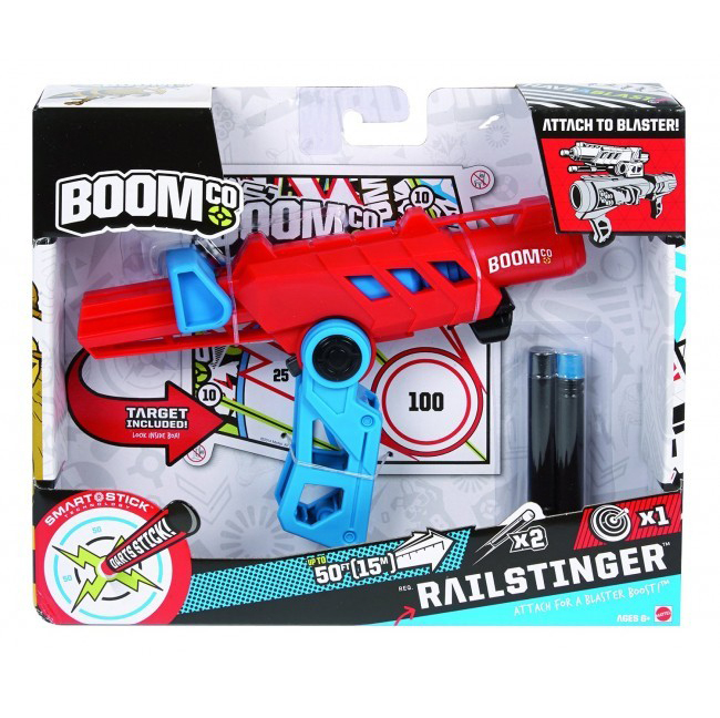 

Бластер BoomCo Railstinger Mattel OL28429
