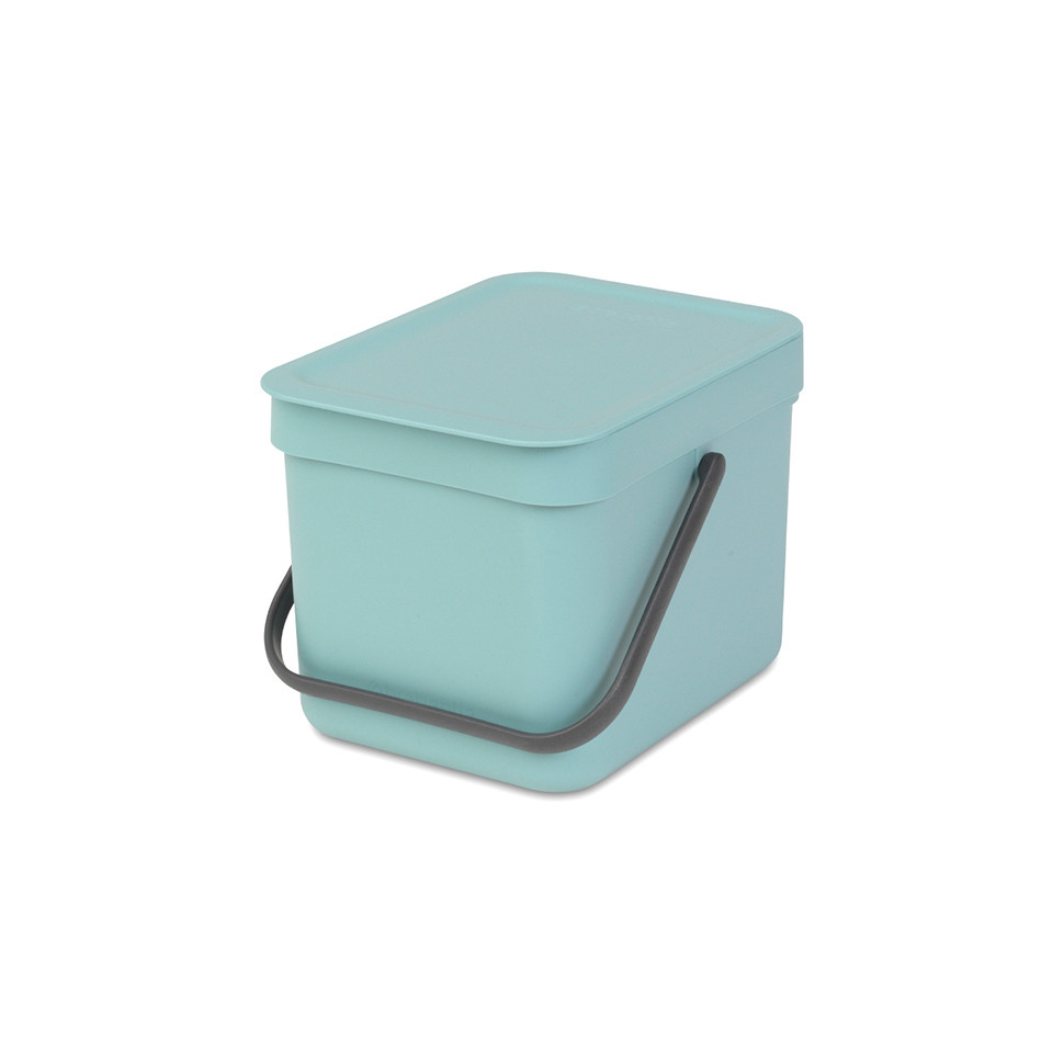 

Мусорное ведро Brabantia Sort&Go 6 л (мятное)