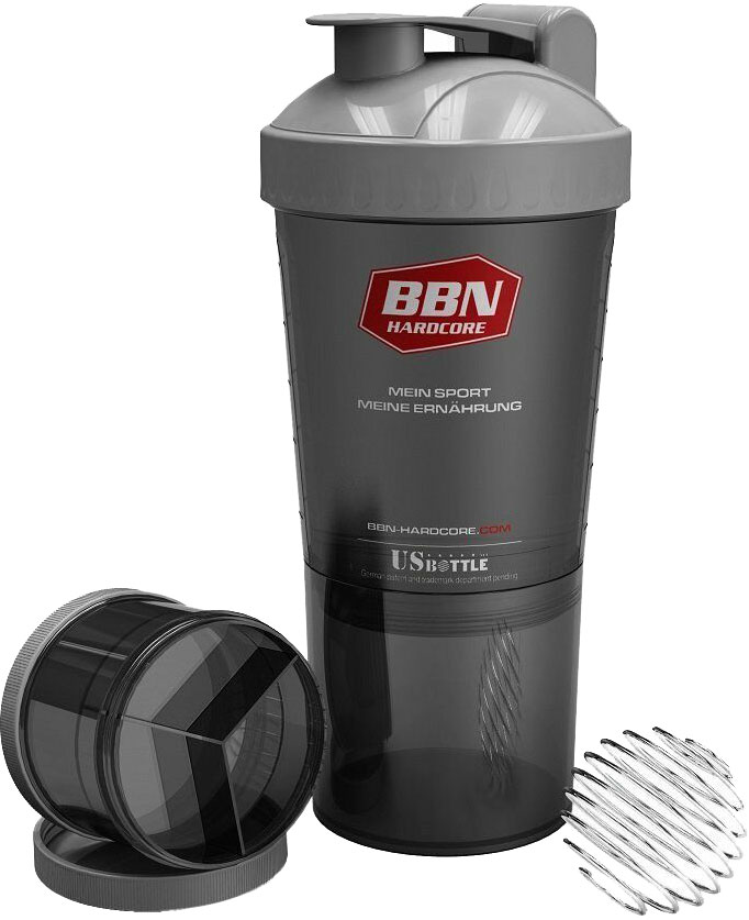 

Шейкер Best Body Nutrition Hardcore Protein US 600 мл Cерый (4260345650018BBN)