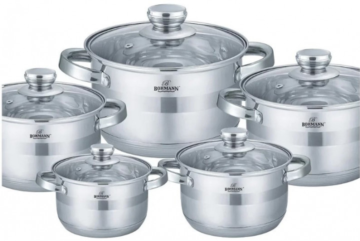 

Комплект посуду Bohmann 10 пр. BH-500-10