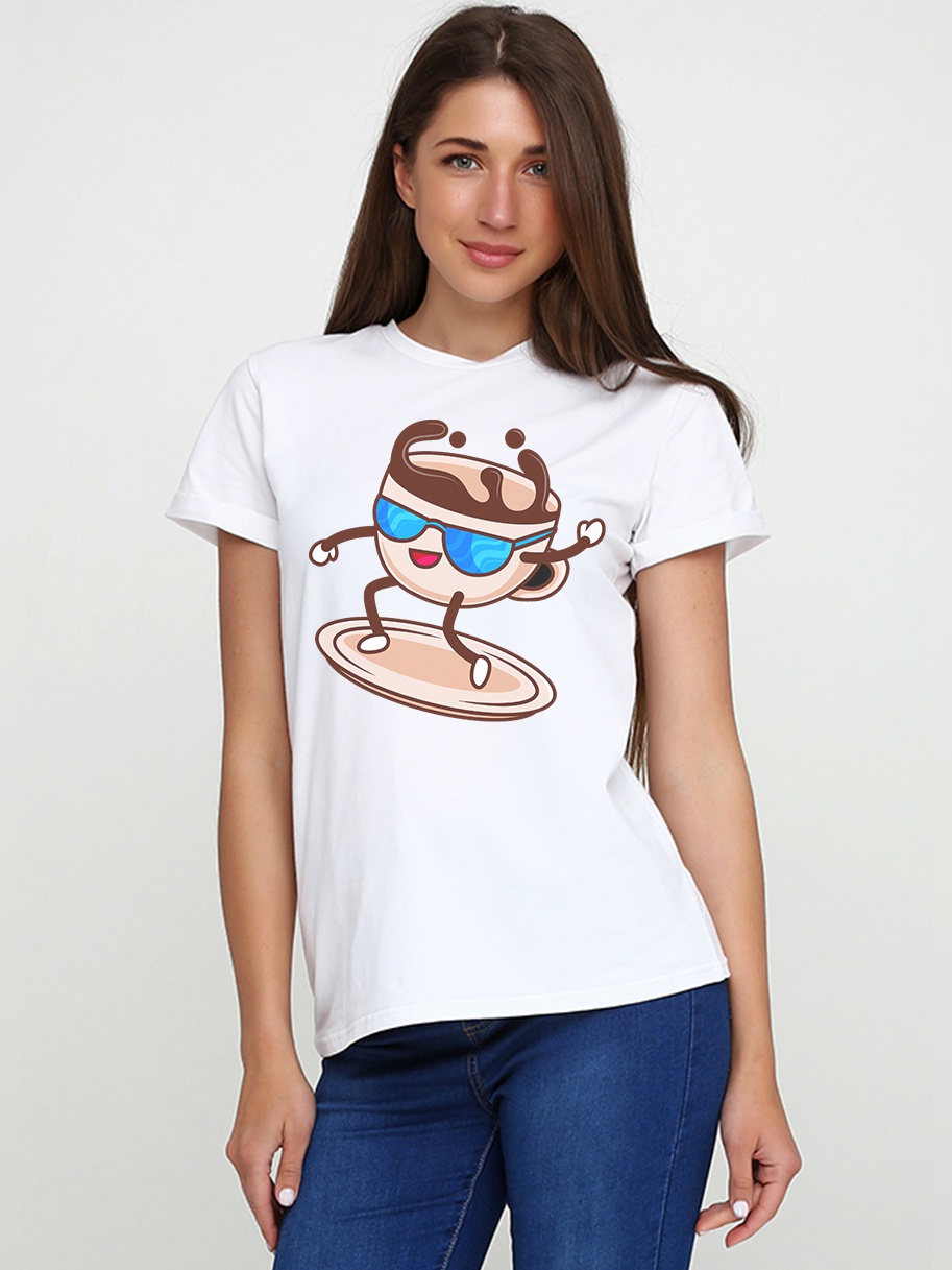 

Футболка Malta 19Ж441-24-Р2 Cofee Surf S (42) Белая