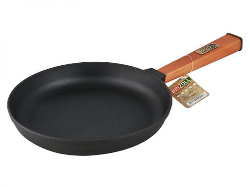 

Пательня чавунна BRIZOLL 240*40 мм з ручкою Optima-Bordo Bz-2440О-Р2